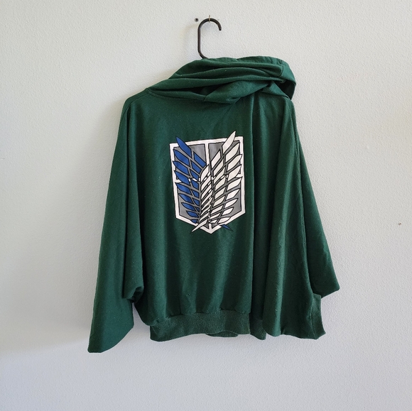 Attack on Titan Survey Corps Cape Hoodie - Picture 4 of 5